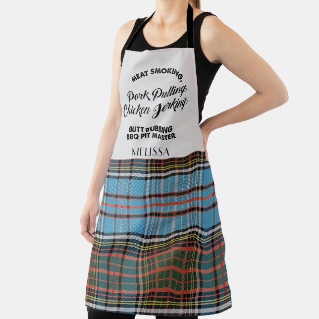 Tablier Chef Tartan du Clan Anderson (Insitu)