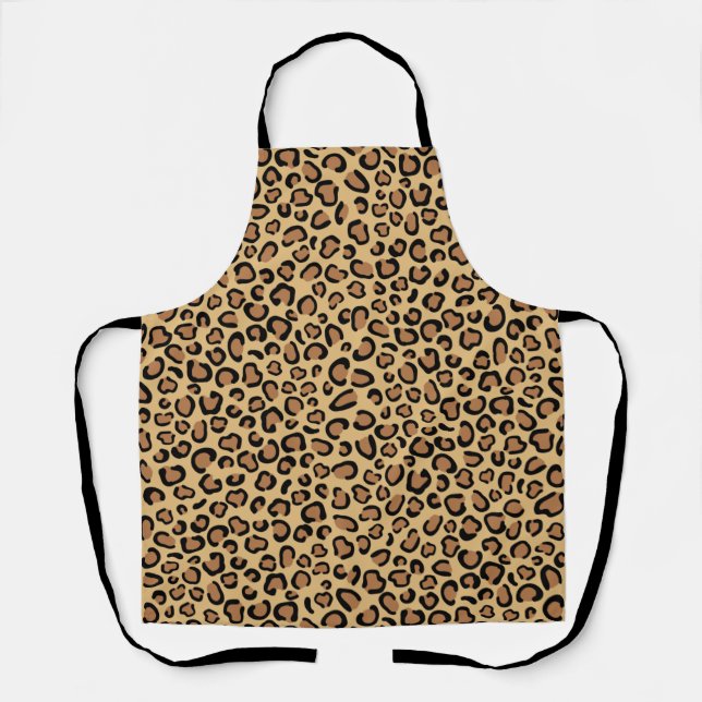Tablier Chefs Empreintes de léopard Apron (Recto)