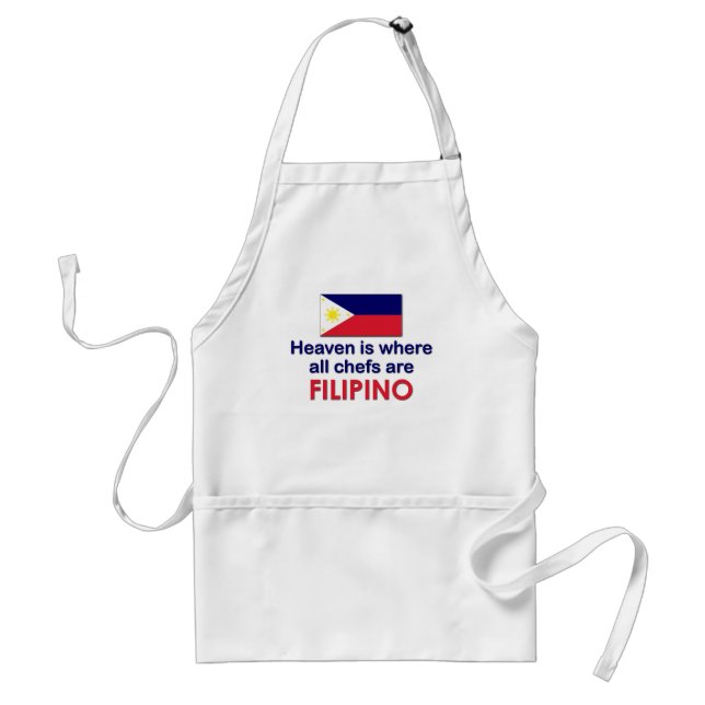 Tablier Chefs philippins merveilleux (Devant)