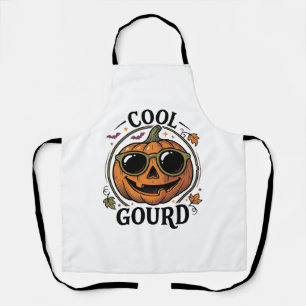 Tablier Chemise Citrouille Cool Gravure Vintage Halloween