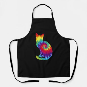 Tablier Chemise de chat en teinture de tarte _ Teinture co