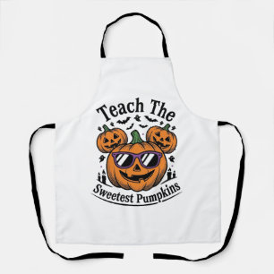 Tablier Chemise de citrouille de professeur Mignon Hallowe