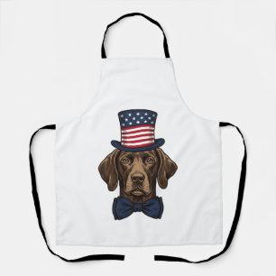 Tablier Chemise de conception de gravure vintage de chien 