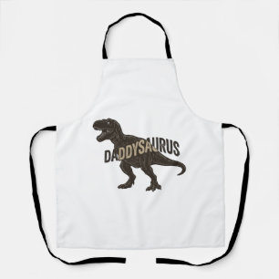 Tablier Chemise de conception de gravure vintage de dinosa