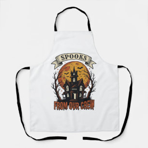 Tablier Chemise de équipage d'Halloween Dessin de maison h