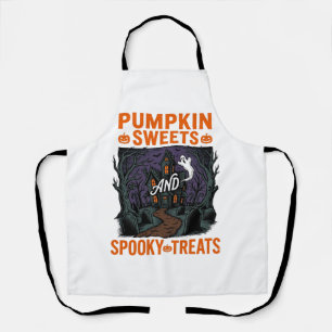 Tablier Chemise de friandises de citrouille Spooky Treats