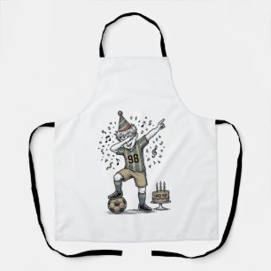 Tablier Chemise de garçon de football d'anniversaire Dab G