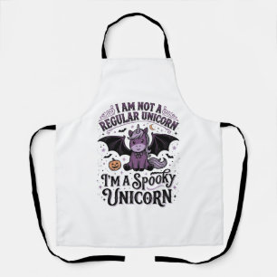 Tablier Chemise de gravure vintage Halloween licorne effra