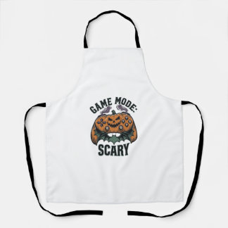 Tablier Chemise de joueur effrayant Art de manette Hallowe