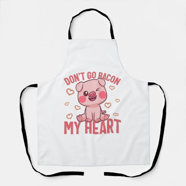 Tablier Chemise de Jour des Valentines, n'allez pas Aller  (Recto)