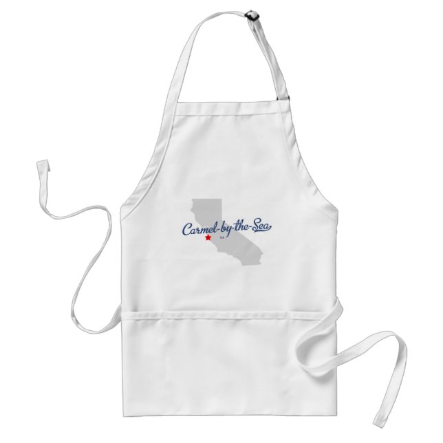 Tablier chemise de la Californie CA de Carmel-par-le-mer (Devant)