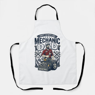 Tablier Chemise de Mécanicien de la Fête des Pères Papa Dr