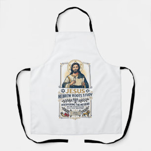 Tablier Chemise de nerd Jésus Bible Langues Hébreu Grec Fa