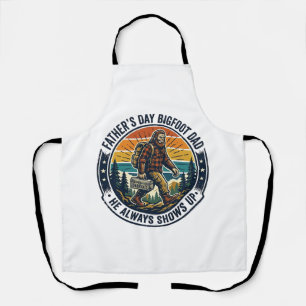 Tablier Chemise de Papa Bigfoot Fête des Pères Drôle Légen