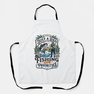 Tablier Chemise de papa de pêche de jour de père Juste un