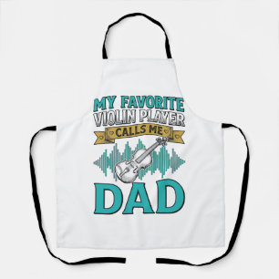 Tablier Chemise de papa violoniste Le joueur de violon fav