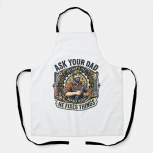 Tablier Chemise de réparation de papa de la fête des pères