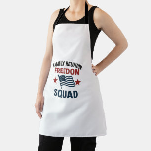 Tablier Chemise de réunion de famille Freedom Squad – USA