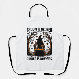 Tablier Chemise de sorcière cuisine drôle Halloween concep