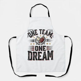 Tablier Chemise d'équipe sportive vintage One Team One Dre