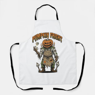 Tablier Chemise d'horreur à citrouille Art de Halloween Ey