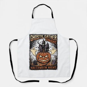 Tablier Chemise Halloween ensorcelée Art de fantôme de cit