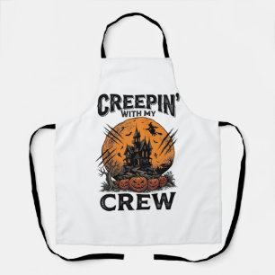 Tablier Chemise Halloween Maison Hantée Creepin With My Cr