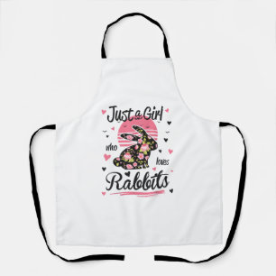 Tablier Chemise lapin. Juste une fille qui aime les lapins