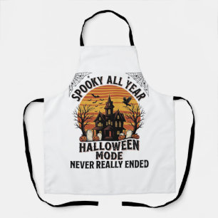 Tablier Chemise Rétro Halloween pour les Amateurs de Saiso