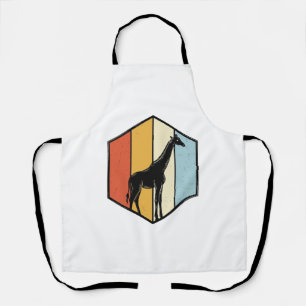 Tablier Chemise vectorielle de safari géométrique girafe v