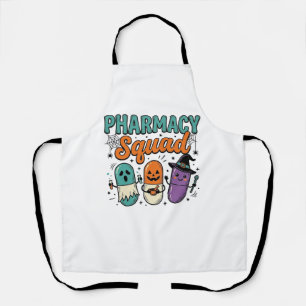 Tablier Chemise vectorielle vintage de l'équipe de pharmac