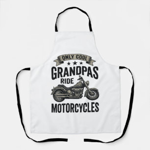 Tablier Chemises de grand-pères cool pilotent des motos vi