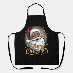 Tablier Chemises de Noël afro-américaines Père Noël