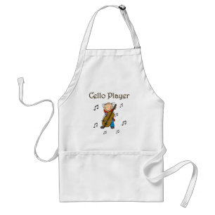Tablier Chemises et Cadeaux pour Fille au Violoncelle en B