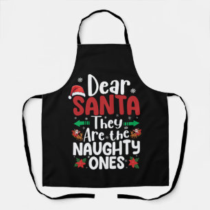 Tablier Cher Père Noël Ils Sont Vilains Noël Matchin