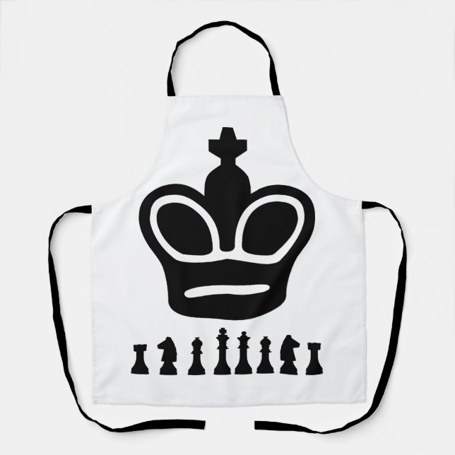 Tablier Chess Kitchen King (Recto)