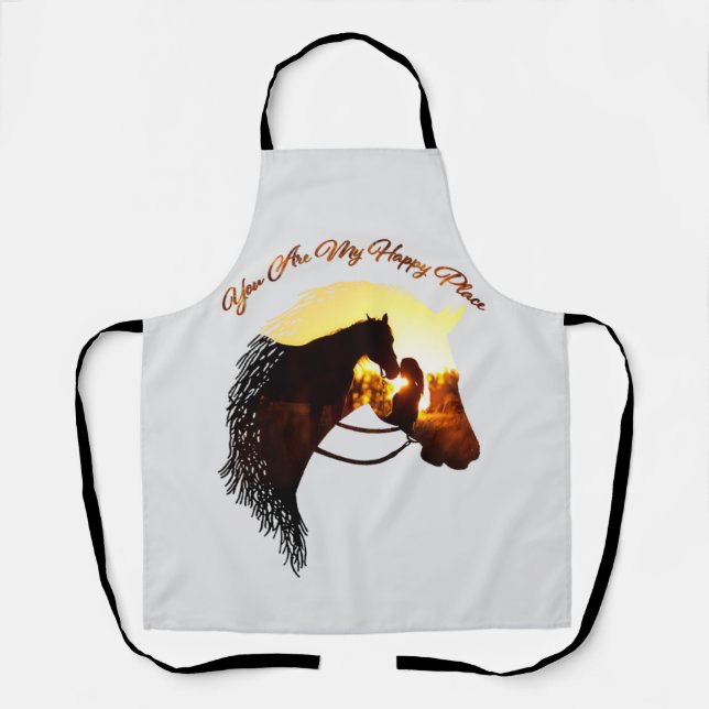 Tablier Cheval Tu Es Mon Endroit Heureux Cheval Lover Femm (Recto)