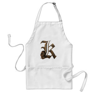 Tablier Chevaliers rouillés K initial