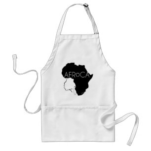 Tablier Cheveux noirs naturels Afro