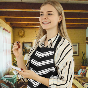 Tablier Chevrons Bleus Et Blancs