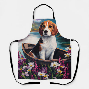 Tablier Chien beagle sur une pagaie : une aventure Pittore