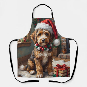 Tablier Chien Bernedoodle Adorable avec Chapeau de Père No