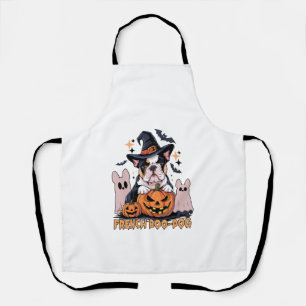 Tablier Chien Boo Français Mignon Frenchie Halloween Fantô