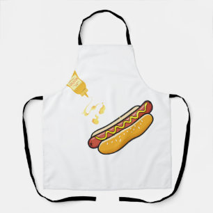 Tablier Chien Chaud Mignon & Flacon de Moutarde