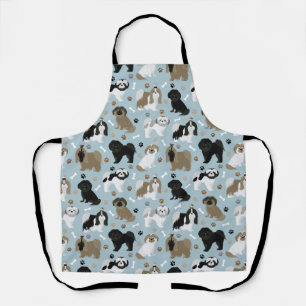 Tablier Chien Chien Chien Chien Chien Chien Paws et Os