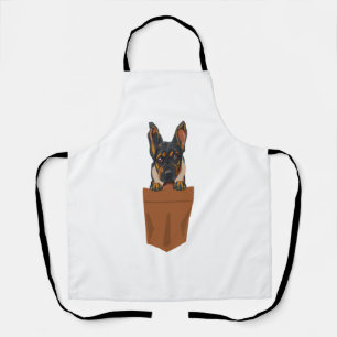 Tablier Chien dans Pocket Funny Chien pour Amoureux de les