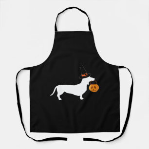 Tablier (Chien de chien Halloween)