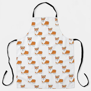 Tablier Chien de corgi royal personnalisé