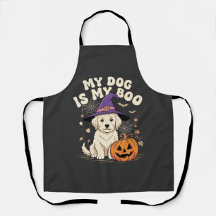 Tablier Chien d'Halloween Mon chien est mon amour