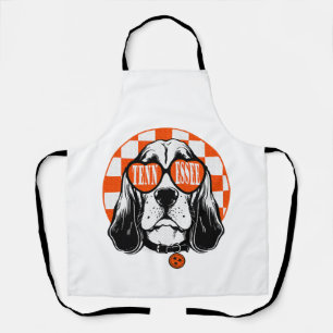 Tablier Chien Hound Tennessee Orange Blanc Rocky Top TN